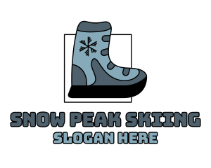 Snow Ski Boot Footwear logo