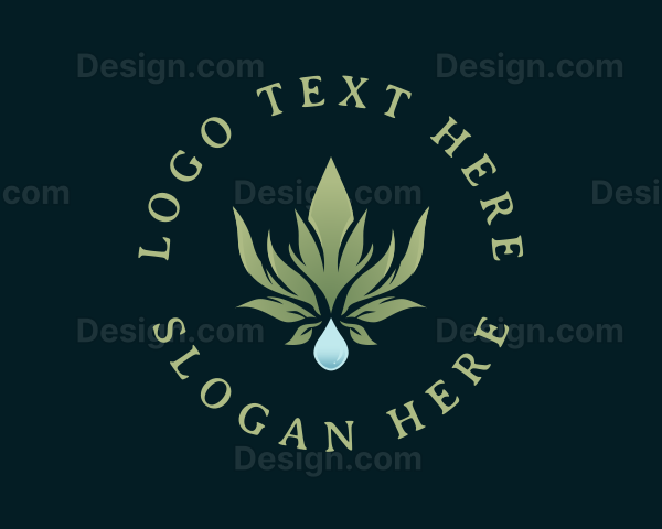 Natural Weed Cannabis Logo