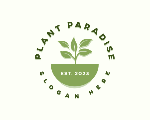 Farm Plant Seedling logo design