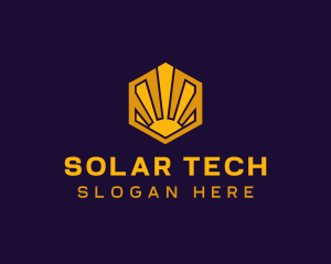 Sunrise Solar Hexagon logo