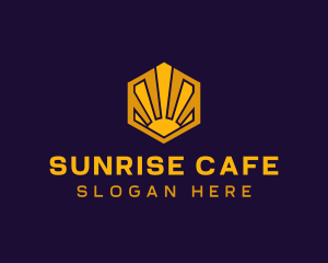 Sunrise Solar Hexagon logo