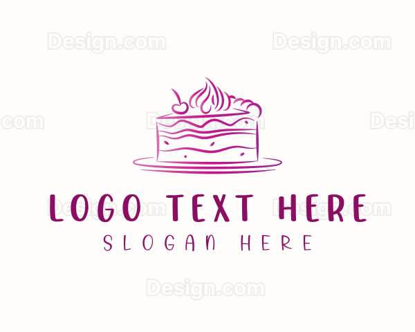 Baking Cake Dessert Logo