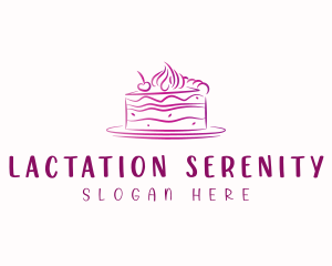 Baking Cake Dessert Logo