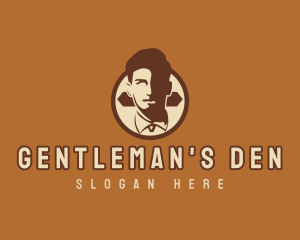 Retro Gentleman Father logo design