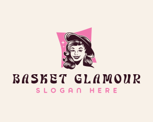 Retro Fashion Woman logo design