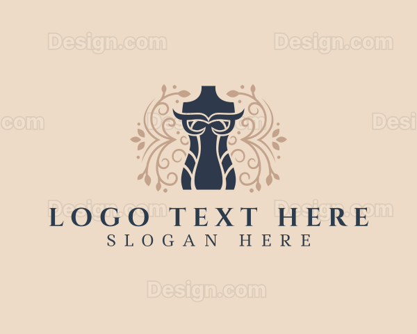 Elegant Mannequin Fashion Logo