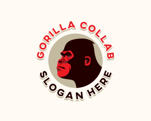 Gorilla Ape Monkey logo design