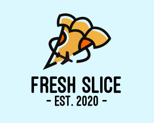 International Pizza Slice logo design