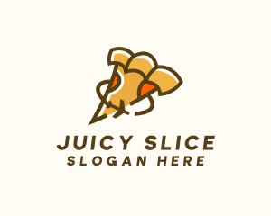 International Pizza Slice logo design