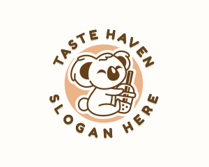 Koala Milk Tea Tapioca logo