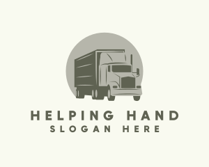 Logistic Freight Trucking Logo