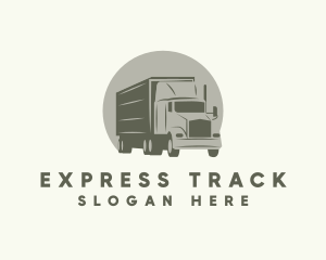 Logistic Freight Trucking logo design