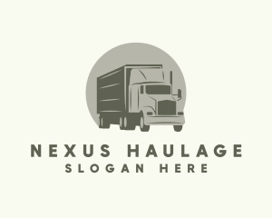 Logistic Freight Trucking logo design