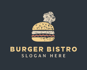 Chef Hat Hamburger logo
