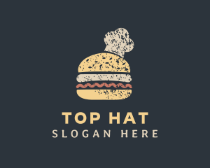 Chef Hat Hamburger logo design