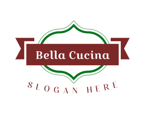 Traditional Italian Restaurant Text logo