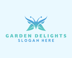 Botanical Butterfly Garden logo design