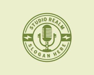 Microphone Podcast Studio logo