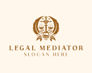 Legal Attorney Notary logo design