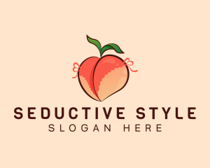 Sexy Lingerie Peach logo design