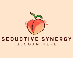 Sexy Lingerie Peach logo design