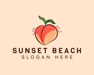 Sexy Lingerie Peach logo design