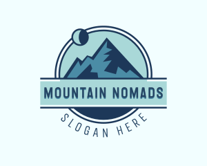 Mountain Adventure Hiking logo design