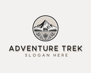 Cabin Mountain Adventure logo design