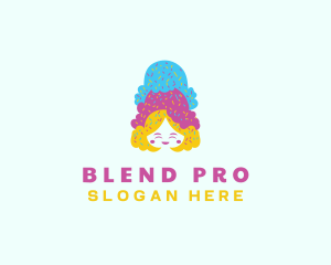 Ice Cream  Gelato Dessert logo design