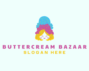 Ice Cream  Gelato Dessert logo