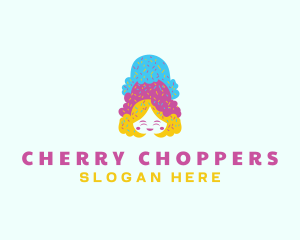 Ice Cream  Gelato Dessert logo design