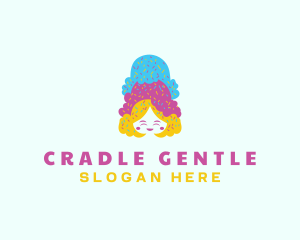 Ice Cream  Gelato Dessert logo design