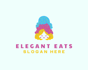 Ice Cream  Gelato Dessert logo design