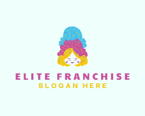 Ice Cream  Gelato Dessert logo design