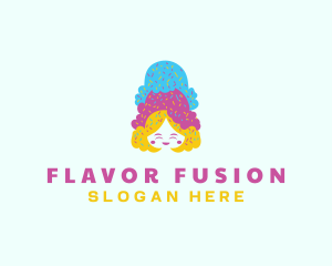 Ice Cream  Gelato Dessert logo design