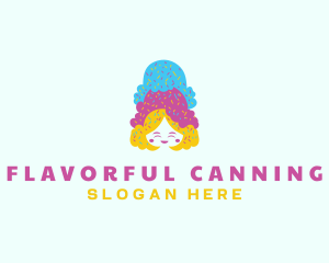 Ice Cream  Gelato Dessert logo design