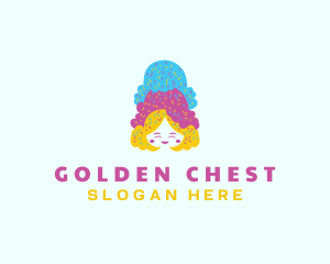 Ice Cream  Gelato Dessert logo design