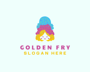 Ice Cream  Gelato Dessert logo design