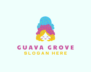 Ice Cream  Gelato Dessert logo design