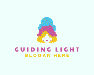 Ice Cream  Gelato Dessert logo design