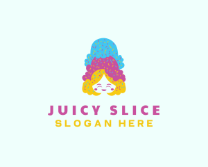 Ice Cream  Gelato Dessert logo design