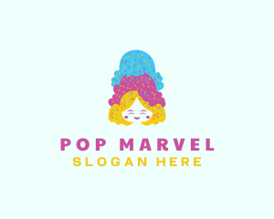 Ice Cream  Gelato Dessert logo design