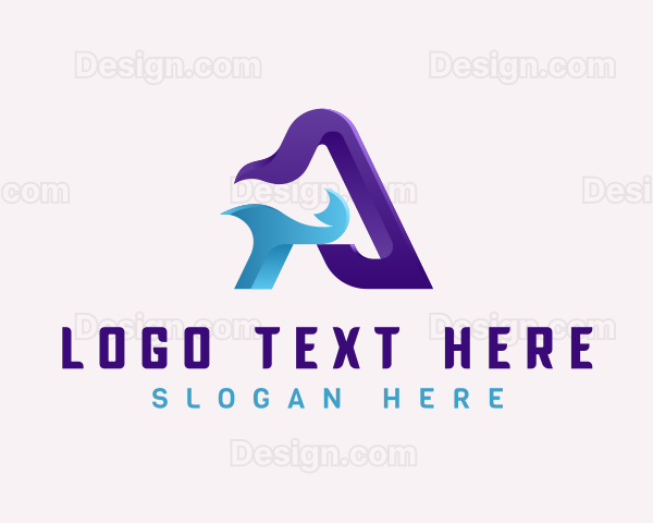 Multimedia Creative Letter A Logo