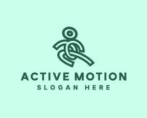 Human Pilates Gym logo design