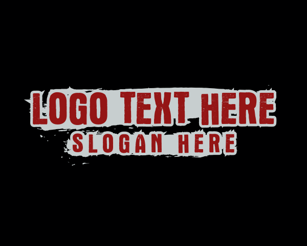 Smudged logo example 2
