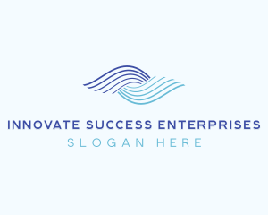 Water Technology Wave logo design