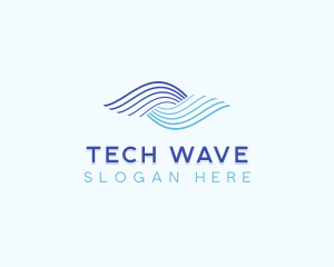 Water Technology Wave logo design