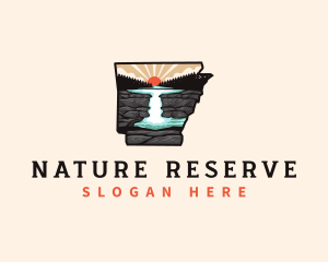 Arkansas Nature Hot Springs  logo design