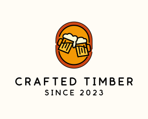 Craft Beer Pub Liquor logo design