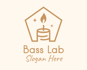 Flame Decor Candle logo design